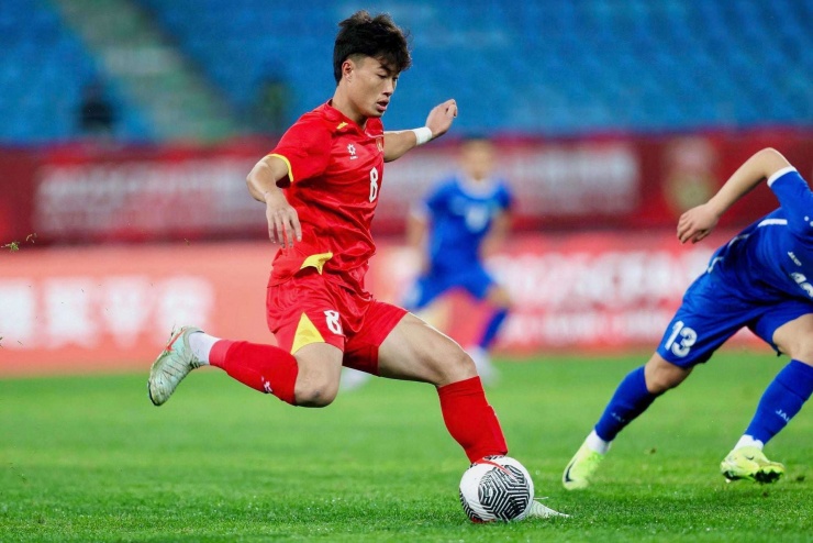 Nguyễn Văn Trường là thành viên U23 Việt Nam vô địch giải U23 Đông Nam Á 2023, 2025. Ảnh: FBNV.