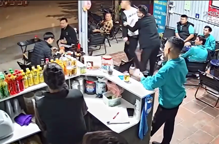 Hiện trường vụ mâu thuẫn.