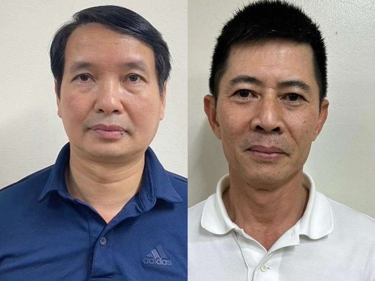 Ông Phạm Thái Hà (trái) và Chủ tịch Tập đoàn Thuận An Nguyễn Duy Hưng.