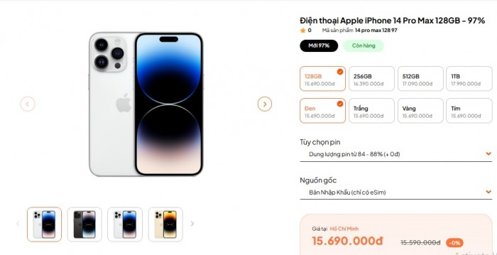 Giá iPhone 14 Pro Max giảm sốc, rẻ chưa từng có dù trang bị chẳng kém iPhone 17 Pro Max - 1
