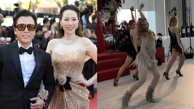 Chân Tế Như (Jasmine), con gái diễn viên Chân Tử Đan và người mẫu Uông Thi Thi, biểu diễn nhảy múa trên nền nhạc 'I Want Your Love', tại một sự kiện gần đây. Ảnh: HK01