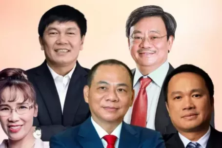 Tài sản của 5 người giàu nhất Việt Nam