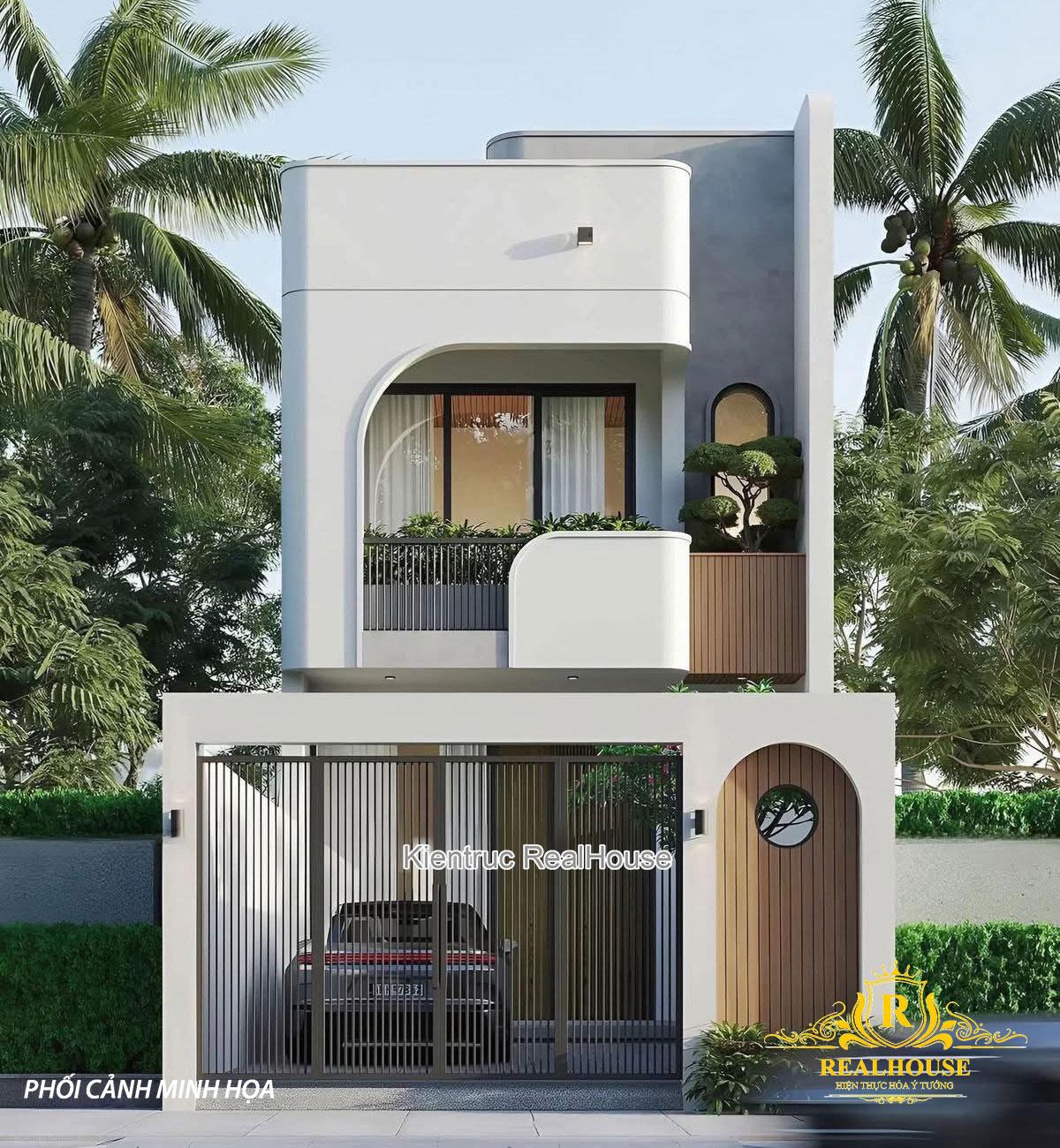 Thiết kế nhà ngang 6m dài 15m 2 tầng đẹp và sang trọng cùng RealHouse - 1