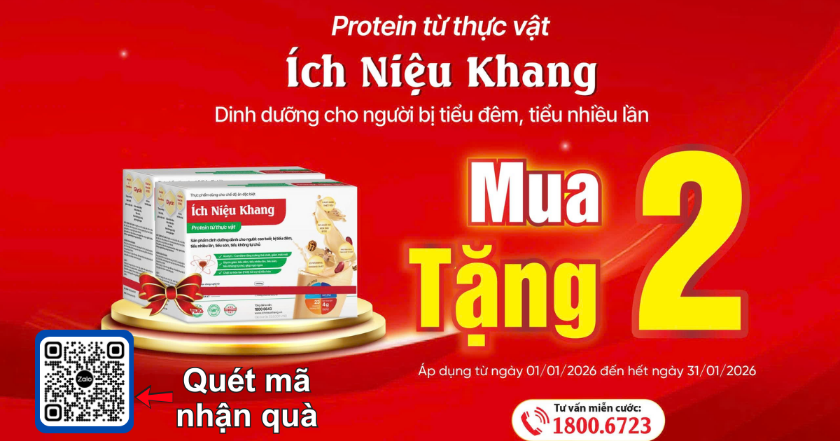 3 lý do Protein đạm từ thực vật Ích Niệu Khang là dinh dưỡng hiệu quả tốt cho người bị tiểu đêm, phì đại tuyến tiền liệt - 4