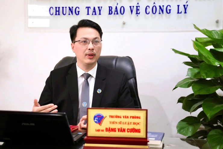 TS.LS Đặng Văn Cường - Trưởng Văn phòng Luật sư Chính pháp, Đoàn Luật sư TP Hà Nội.