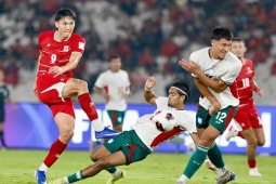 Video bóng đá Indonesia - Bangladesh: Điên rồ 7 bàn ngay hiệp 1 (FIFA ASEAN Cup)