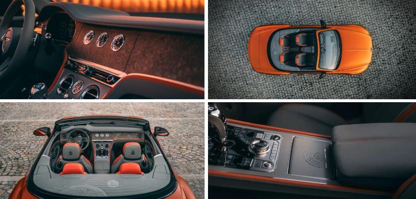 Bentley Continental GTC S với ngoại thất màu Cam Manuka.