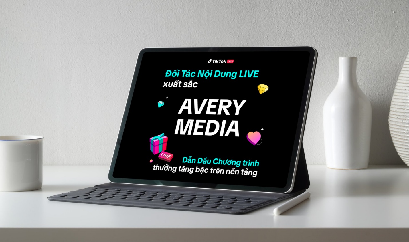 Avery Media là một trong những Đại lý thuộc Top 3 Chương trình thưởng tăng bậc tháng 5 của TikTok LIVE.