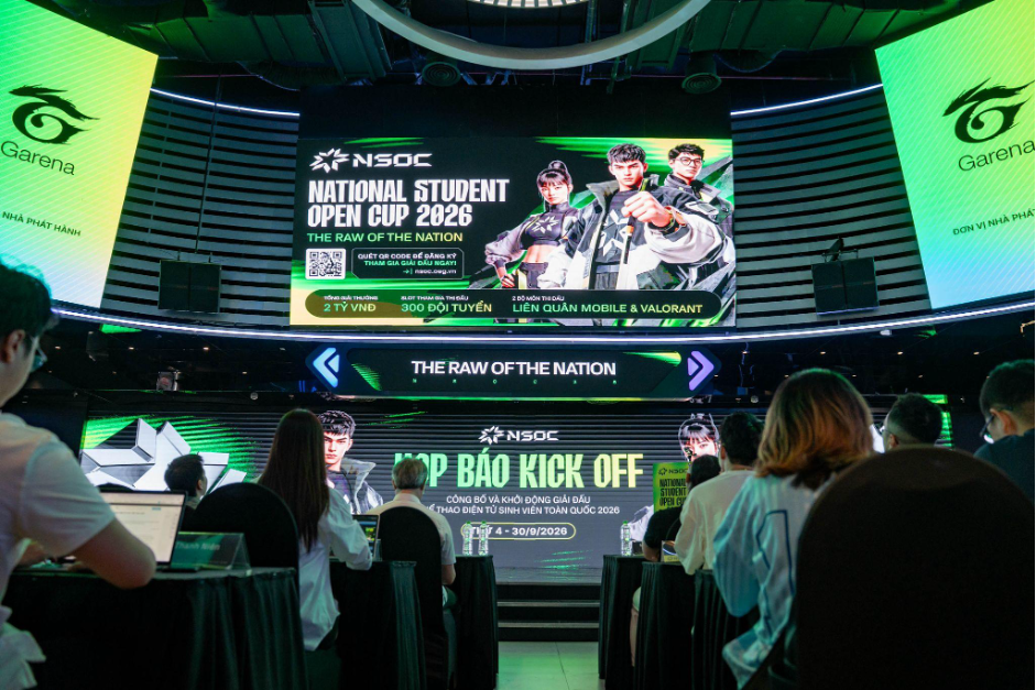 NSOC 2026 là giải đấu eSports có tổng giải thưởng lên tới 2 tỷ đồng.