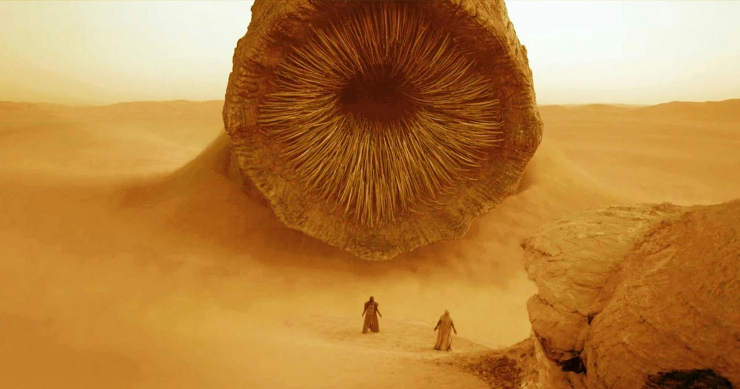 Hành tinh sa mạc trong phim Dune.