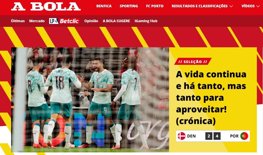 Dòng tít đầy hàm ý của tờ A Bola
