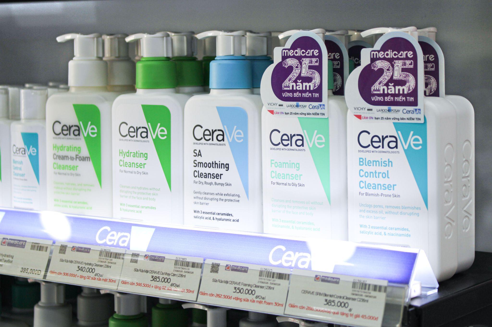 Các sản phẩm dược mỹ phẩm mang dấu ấn MEDiCARE 25 năm