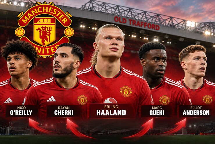Haaland cùng 4 sao được đề xuất sang MU nếu Man City xuống hạng