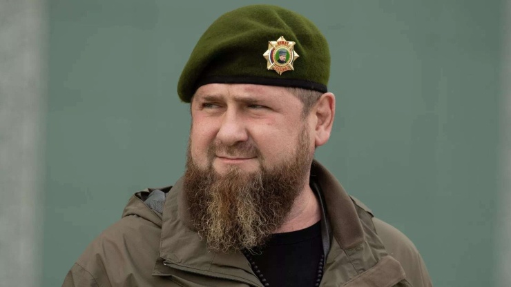 Nhà lãnh đạo Chechnya Kadyrov. Ảnh AP