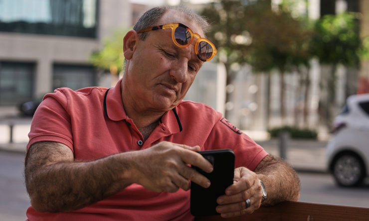 Daniel Schlichter trong cuộc phỏng vấn tại Tel Aviv, Israel hôm 2/10. Ảnh: AP