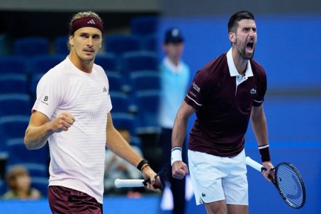 Trực tiếp tennis Zverev - Djokovic: Đoạn kết nghẹt thở set 3 (China Open) (Kết thúc)