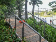 Cận cảnh cầu cạn độc đáo sắp hoàn thiện bên hồ Hoàn Kiếm