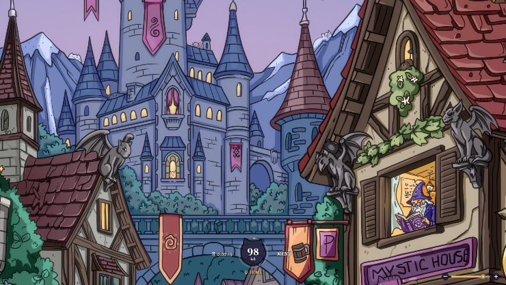 Hình ảnh trong game Catson Files: Wizard Town.