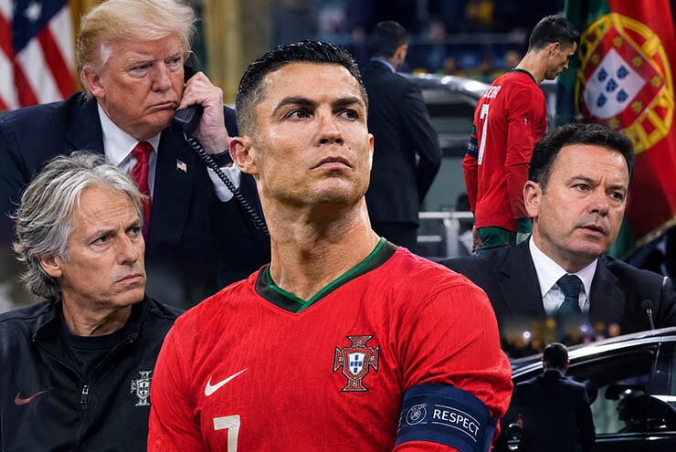 Tổng thống Trump can thiệp để chấm dứt cuộc chiến Ronaldo - HLV Jesus?
