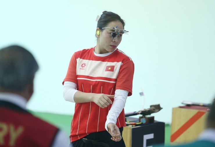 Thu Vinh không đạt điểm rơi tốt nhất. 