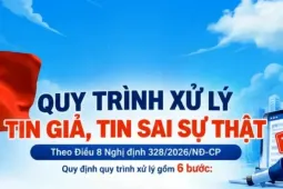 6 bước xử lý, phạt nặng hành vi tung tin giả từ 5/10