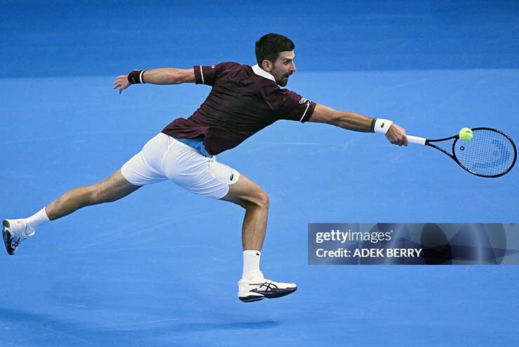 Djokovic thi đấu rất bản lĩnh