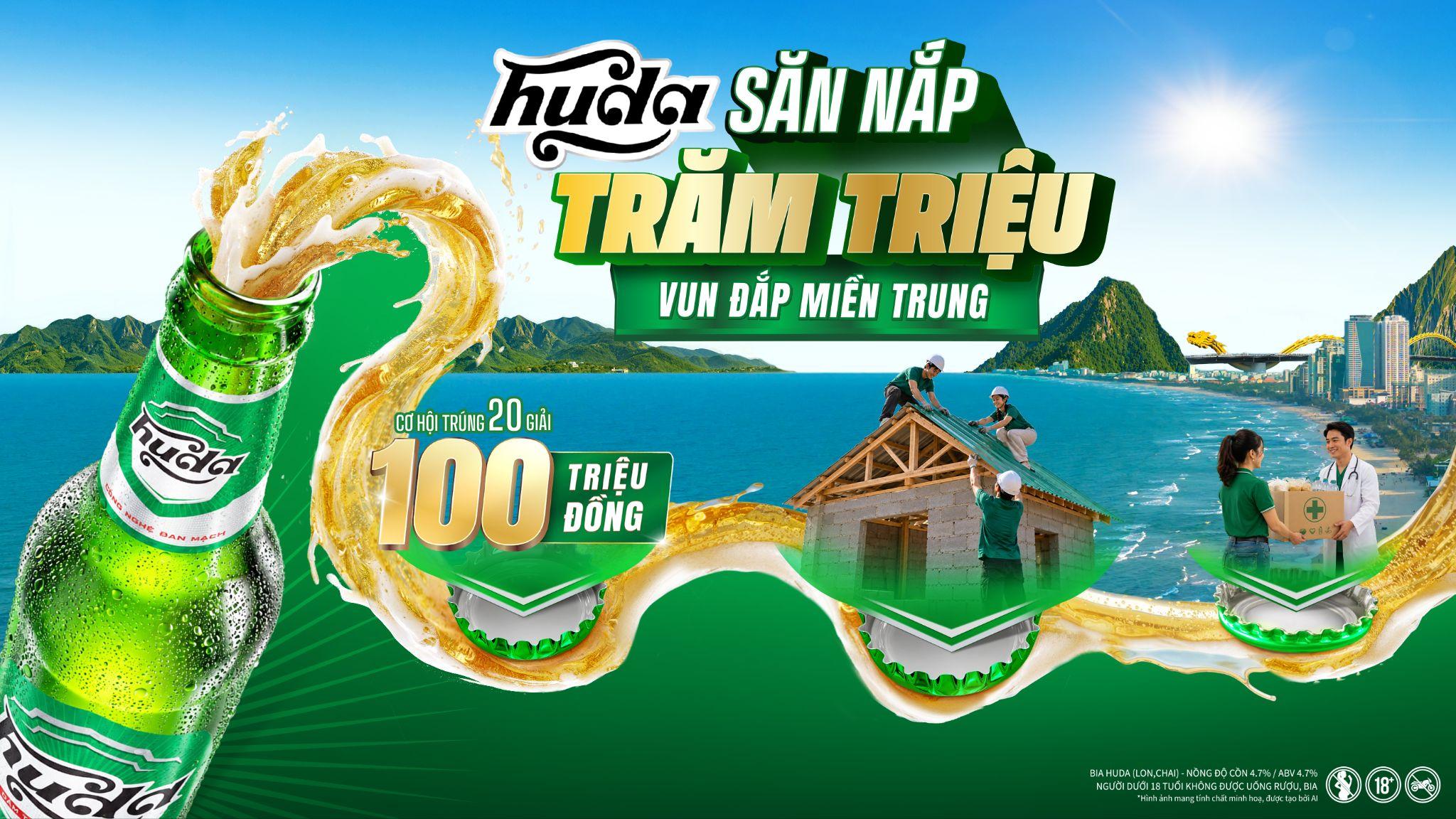 Huda ra mắt chương trình khuyến mãi: Săn nắp trăm triệu, vun đắp miền Trung với cơ chế chiến thắng kép độc đáo