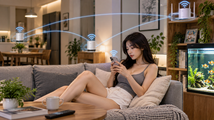 Thay đổi sang hệ thống mesh giúp mạng Wi-Fi trong nhà ổn định hơn.