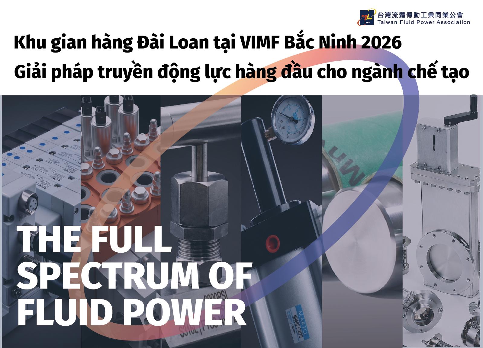 Khu gian hàng Đài Loan tại VIMF x VIAF 2026 Bắc Ninh: Dấu ấn thủy lực và khí nén - 2