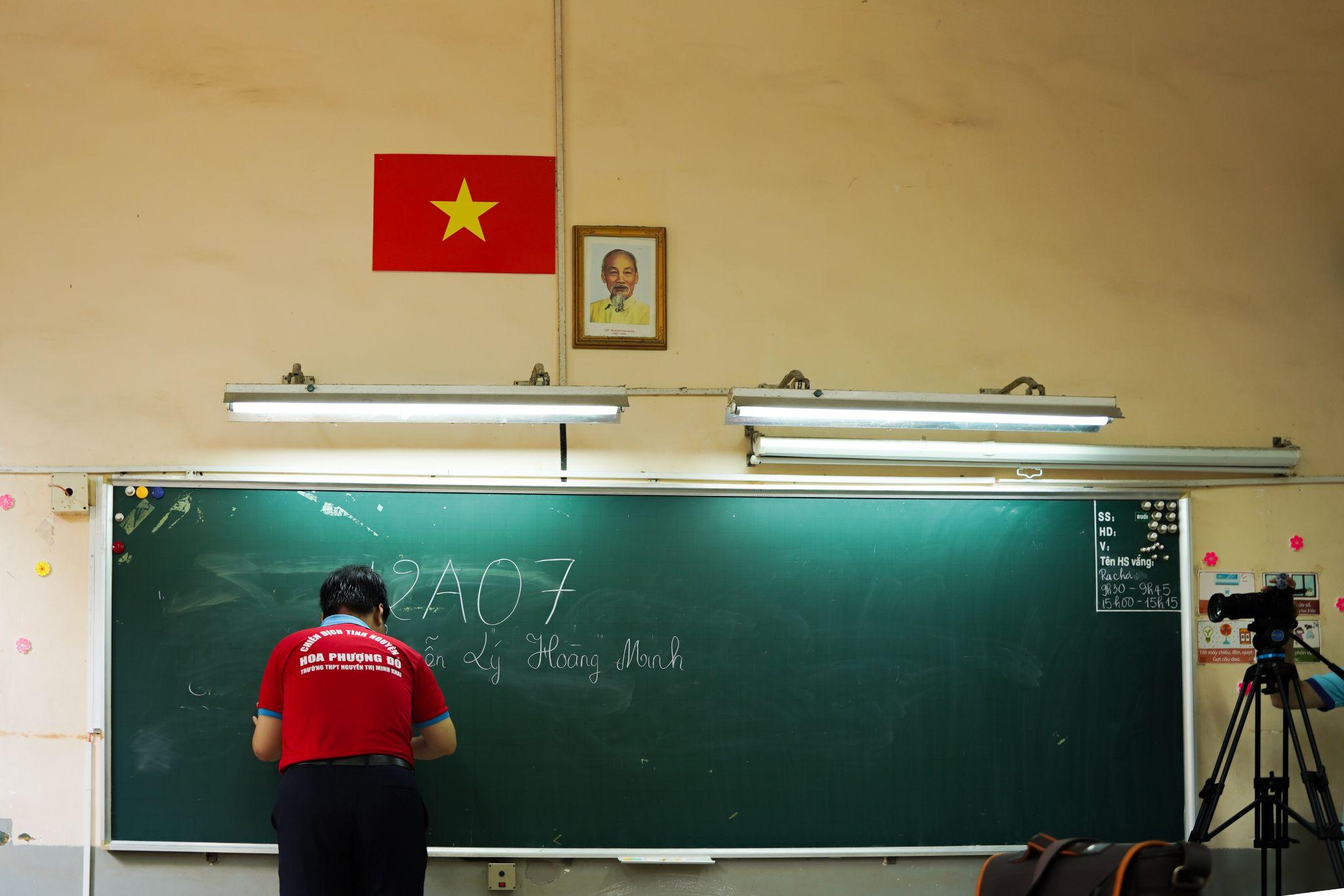Nguyễn Lý Hoàng Minh, học sinh lớp 12 Trường THPT Nguyễn Thị Minh Khai, TP HCM