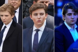 Ngoại hình Barron Trump sau một thập kỷ