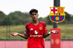 Thần đồng JJ Gabriel của MU muốn đến Barcelona bằng mọi giá