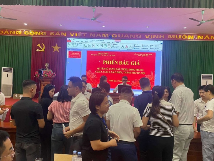 Giá trúng đấu giá từng tăng vọt, nhưng nhiều lô đất sau đó vẫn bị bỏ không.