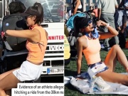 Hot girl Trung Quốc trả giá đắt vì đạp xe giật huy chương giải marathon danh giá