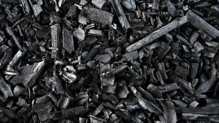 Biochar là một loại vật liệu giống than củi được làm từ chất thải tre sau quá trình chế biến.