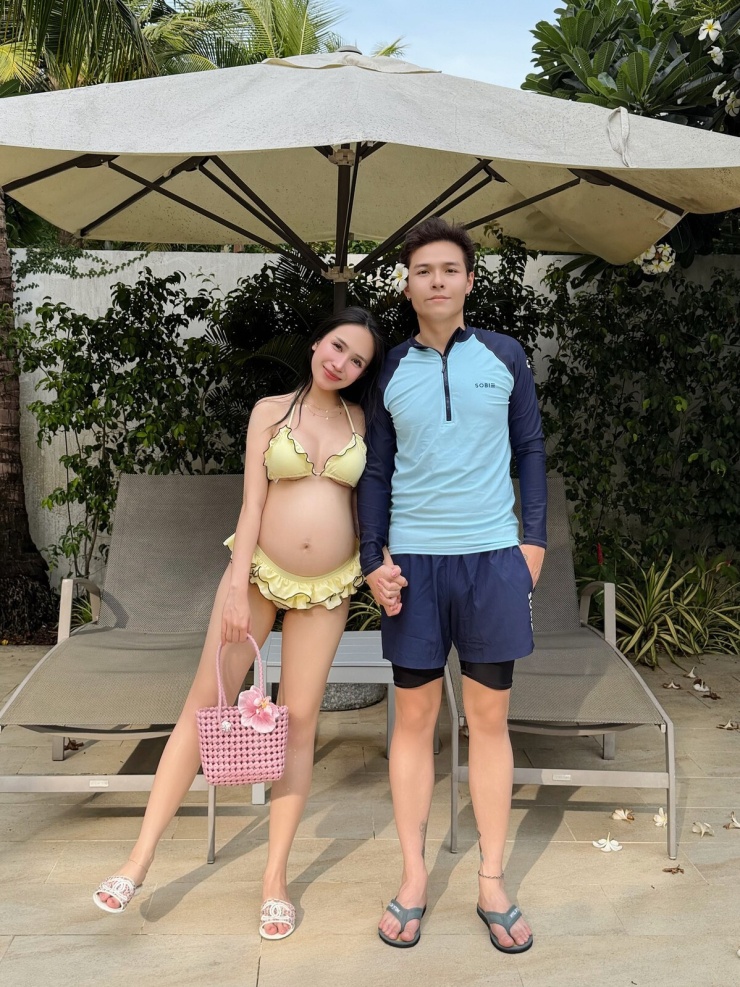 Ái nữ đại gia Minh 'Nhựa' sắp sinh con thứ 5 vẫn chăm lên đồ sành điệu - 8