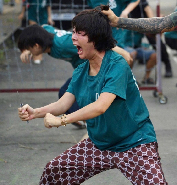 Hoàng Kim Ngọc đảm nhận vai Mỹ Ngọc trong phim “Trại buôn người”.