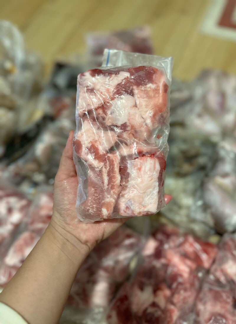 Đồ ăn được sơ chế, đóng gói và cấp đông cẩn thận&nbsp;