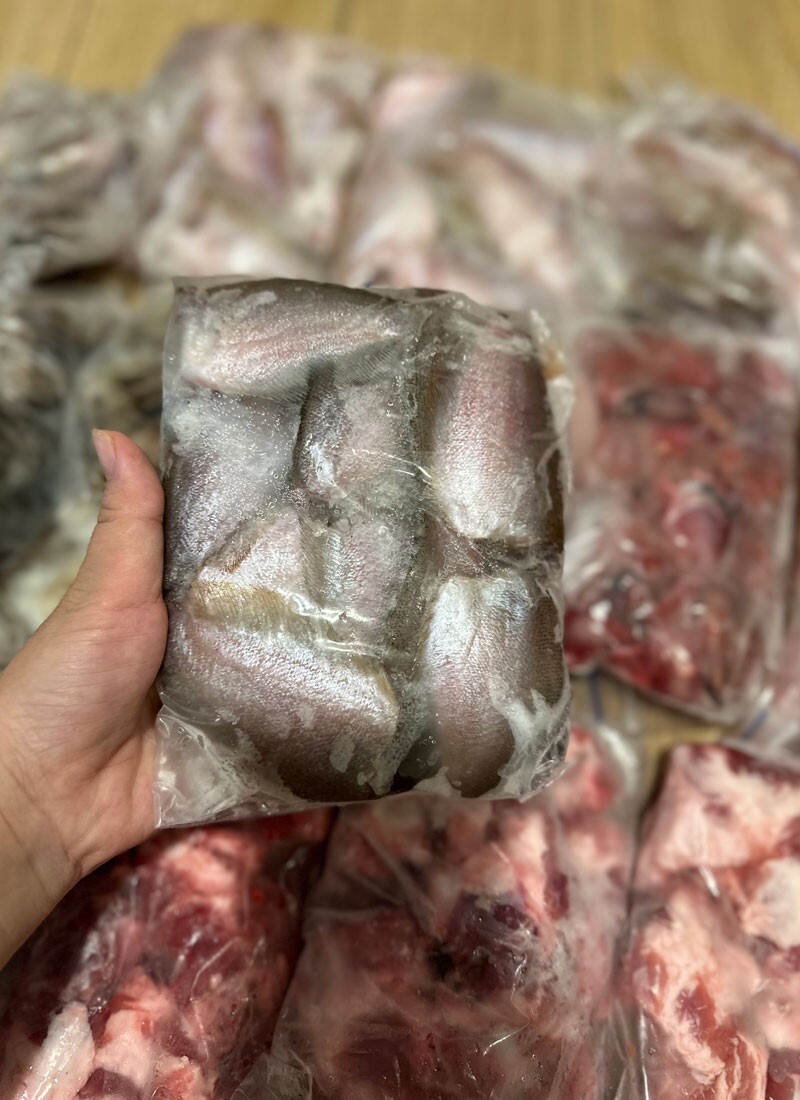 Đồ ăn được sơ chế, đóng gói và cấp đông cẩn thận&nbsp;