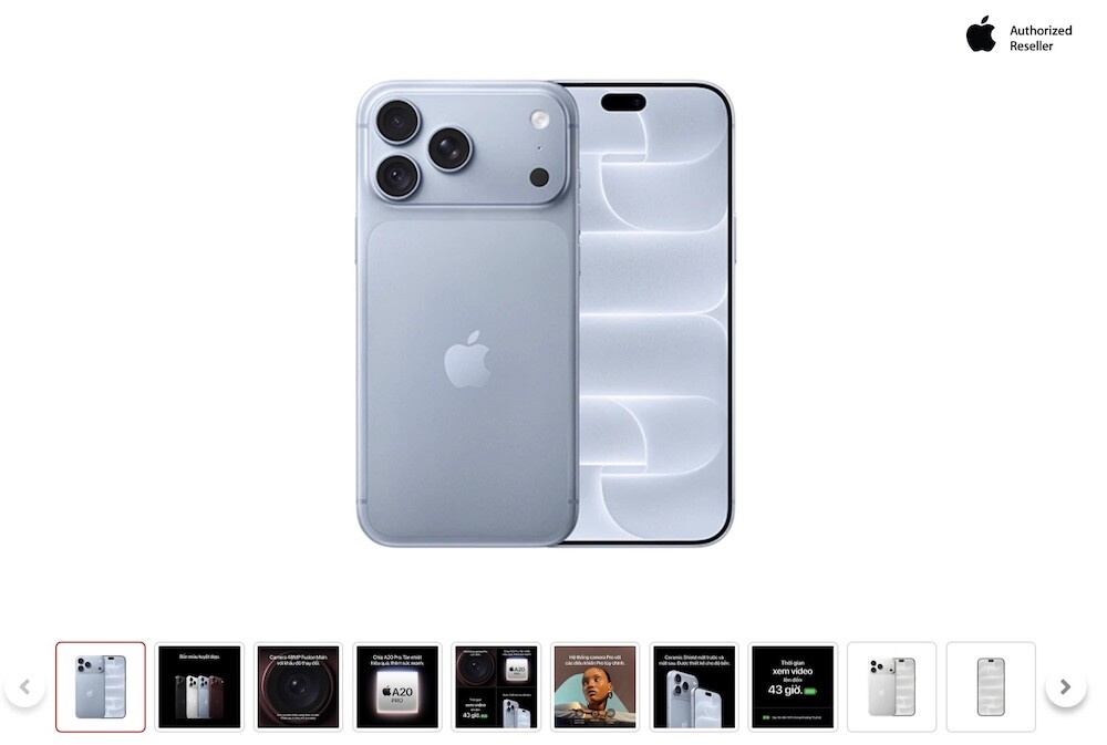 iPhone 18 Pro Max màu băng thanh là "hàng hot" của năm 2026, bên cạnh sắc đỏ burdundy.