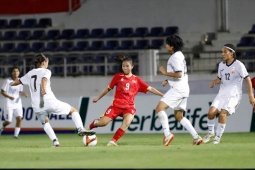 Video bóng đá nữ U17 Việt Nam - U17 Kyrgyzstan: Xuất sắc đoạt vé vàng (Vòng loại châu Á)