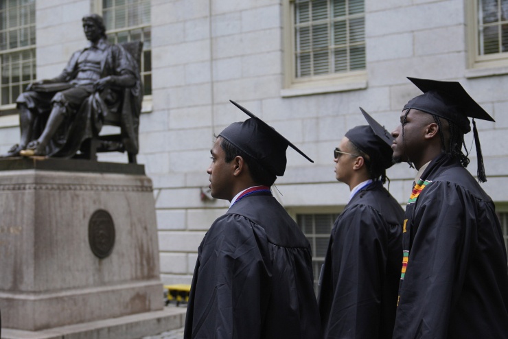 Các sinh viên trong lễ tốt nghiệp tại Đại học Harvard ngày 29/5/2025. Ảnh: AP