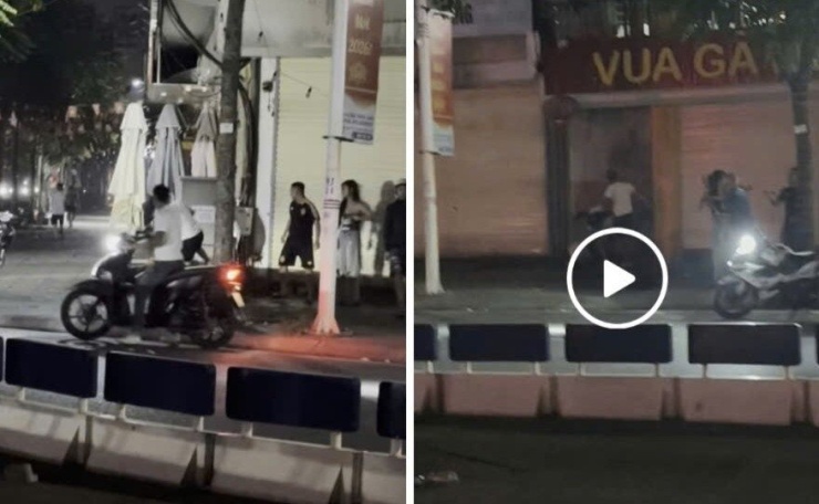 Cơ quan công an đang xác minh, làm rõ vụ việc. Ảnh: Cắt từ clip