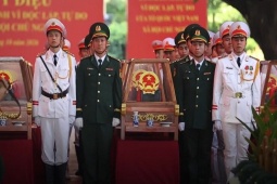 Toàn cảnh tổng duyệt lễ truy điệu 731 hài cốt liệt sĩ ở TPHCM