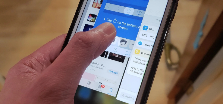 Vuốt đóng ứng dụng trên iPhone.
