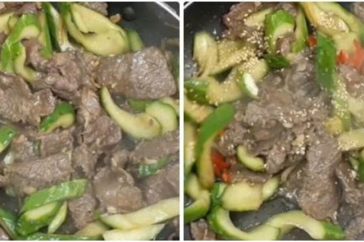 Thịt bò xào dưa leo: Món ngon lạ miệng