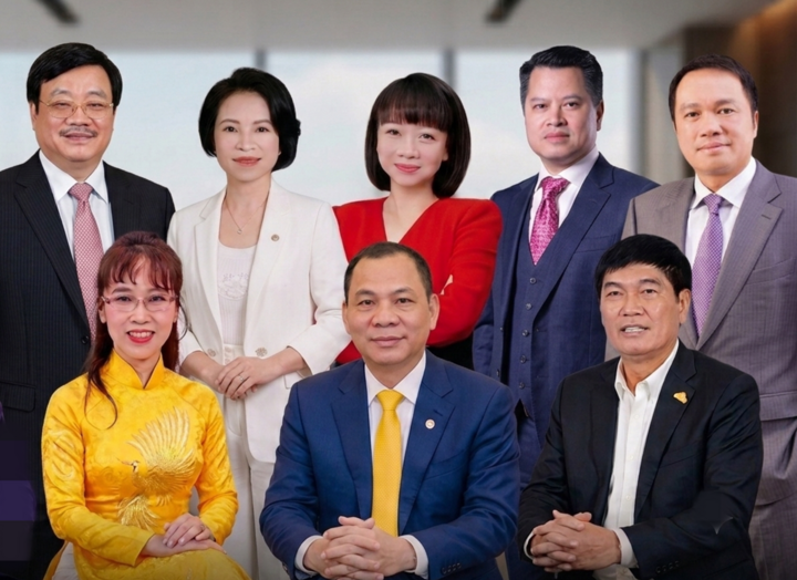 8 tỷ phú USD của Việt Nam theo bảng xếp hạng của Forbes.