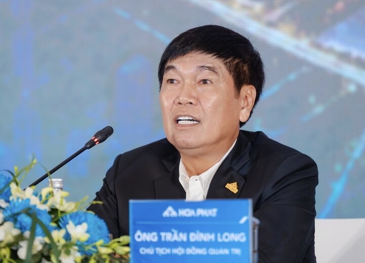 Tỷ phú Trần Đình Long. (Ảnh: Hòa Phát)