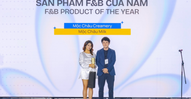 Mộc Châu Creamery chiến thắng hạng mục “Sản phẩm F&B của năm” tại Flavors Awards 2026