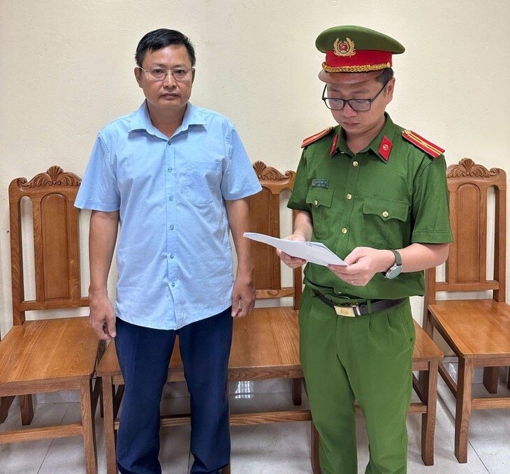 Hoàng Mạnh Dũng bị khởi tố. Ảnh: Công an tỉnh Phú Thọ.